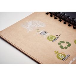 GROWNOTEBOOK™ Notebook in legno di pino