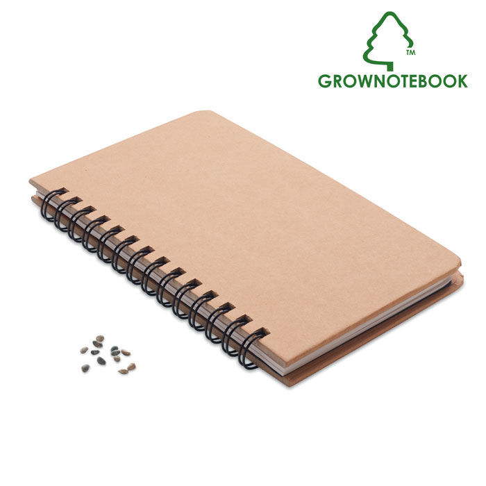 GROWNOTEBOOK™ Notebook in legno di pino