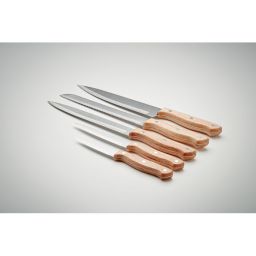 GOURMET Set ceppo e 6 coltelli