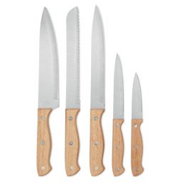 GOURMET Set ceppo e 6 coltelli