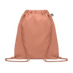 YUKI COLOUR Borsa con coulisse in cotone or