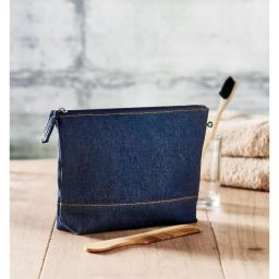 STYLE POUCH Trousse in denim riciclato