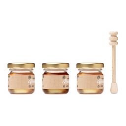 BEEBEE SET Set di 3 vasetti di miele mille