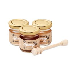 BEEBEE SET Set di 3 vasetti di miele mille