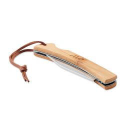 MANSAN Coltello pieghevole in bamboo