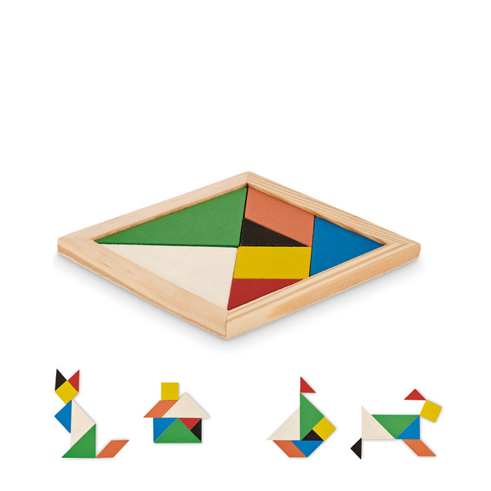 TANGRAM Puzzle Tangram in legno
