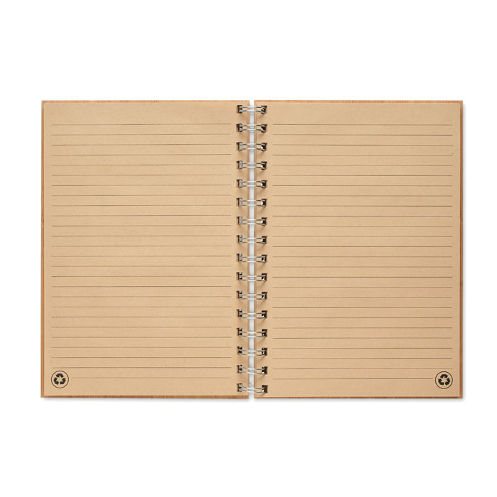 BRAM Notebook A5 in bamboo rilegato