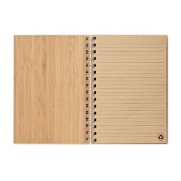 BRAM Notebook A5 in bamboo rilegato