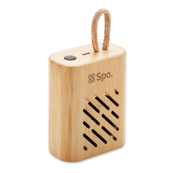 REY Speaker wireless Bamboo da 3W