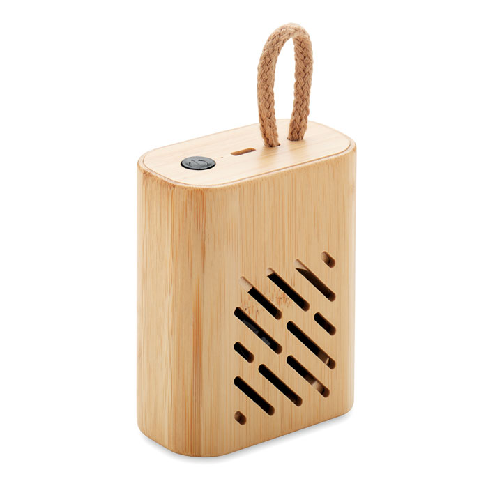 REY Speaker wireless Bamboo da 3W