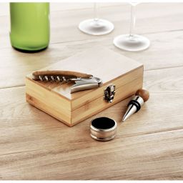 SONOMA Set vino con scatola in bambu