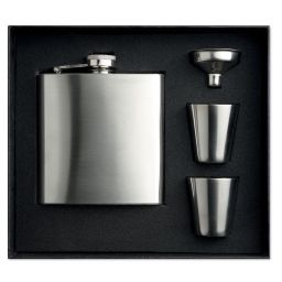 SLIMMY FLASK SET Set fiaschetta con due bicchie