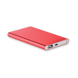 POWERFLAT Power bank in alluminio da 400