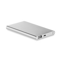 POWERFLAT Power bank in alluminio da 400