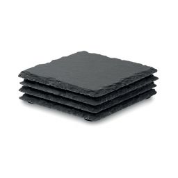 SLATE4 Sottobicchieri con base in EVA