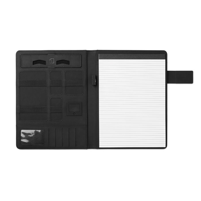 POWERFOLDY Porta blocco A4 con powerbank