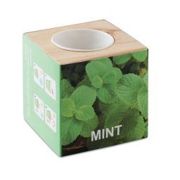 MENTA Mini vaso in legno