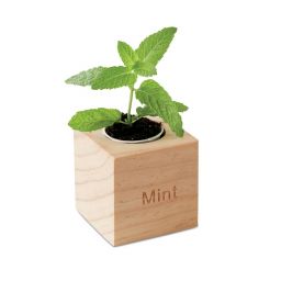 MENTA Mini vaso in legno