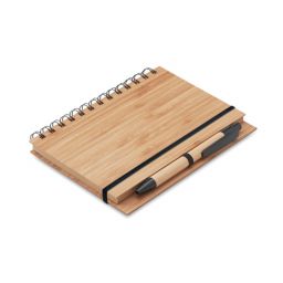 BAMBLOC Notebook in bamboo con penna