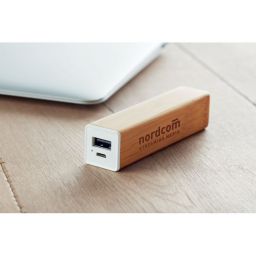 POWERBAM Power bank in bamboo